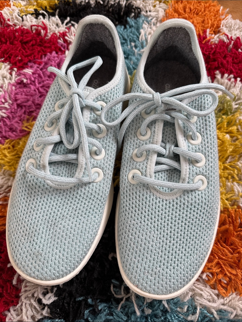 Allbirds Light Blue Knit Tree Runner Women's Sneakers